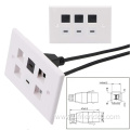 USB-3.1 Male to Female Panel Mount insert adapter